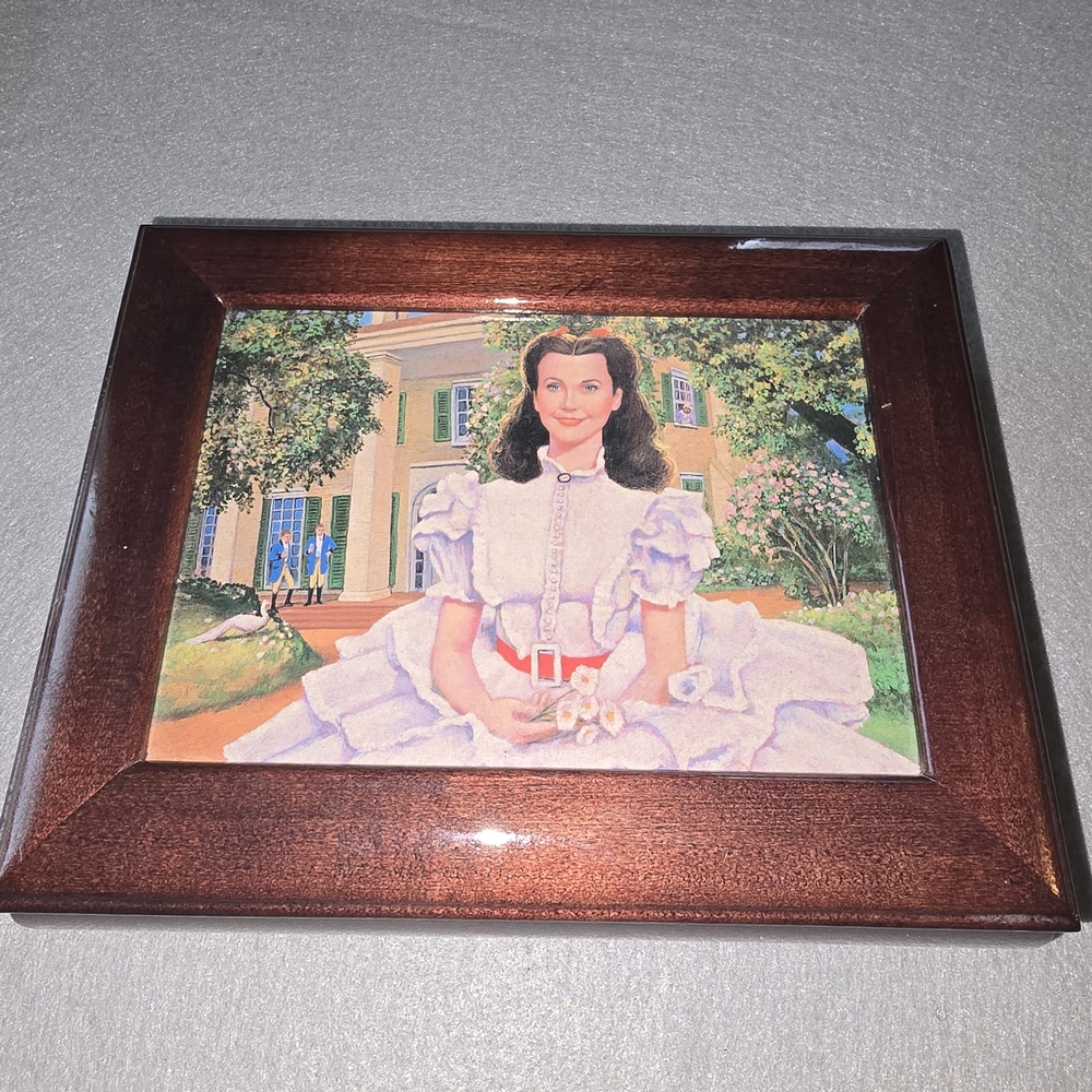Vintage Gone With The Wind Jewery Box